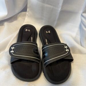 Under Armour Women’s Black Slides Size 8